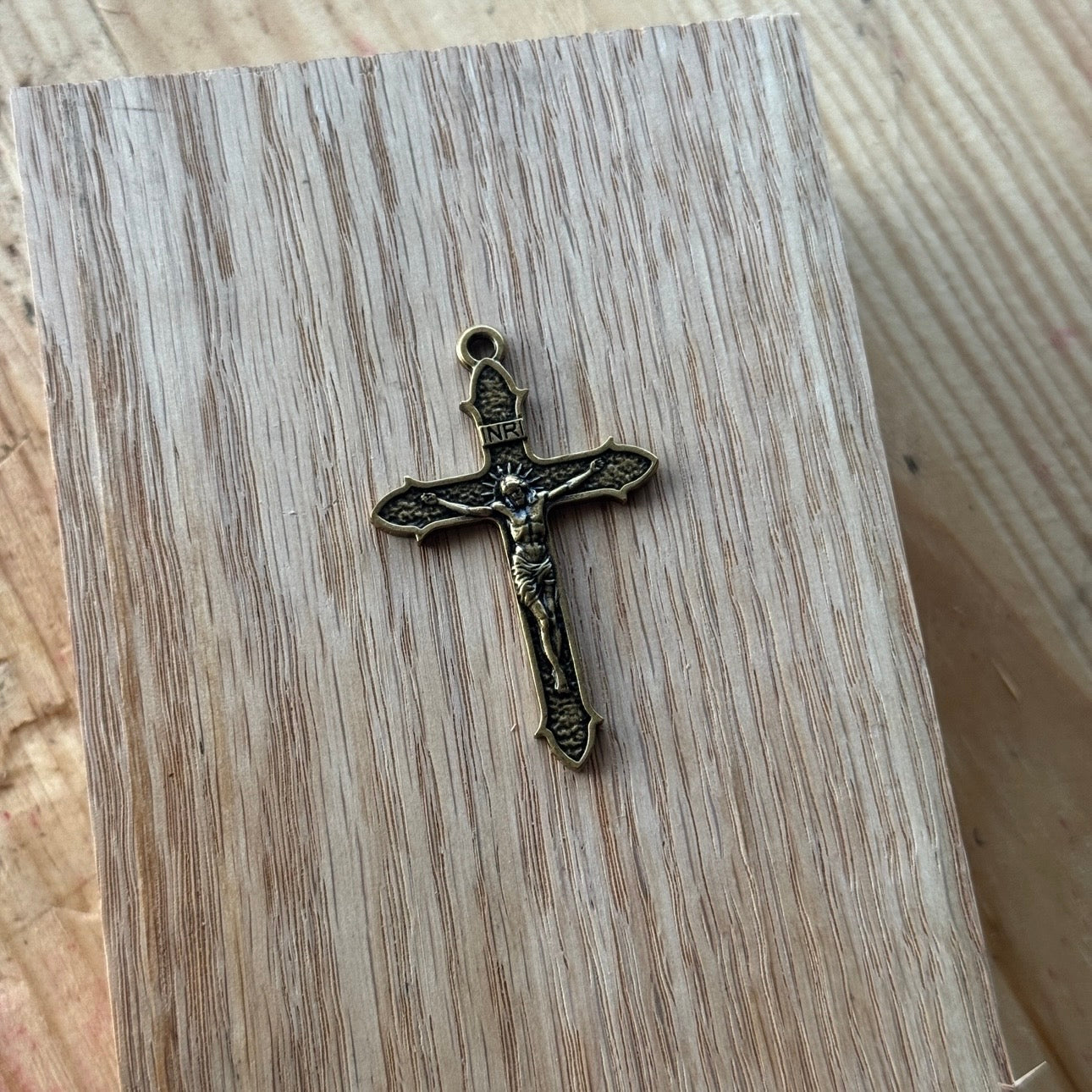 Simple vintage style crucifix